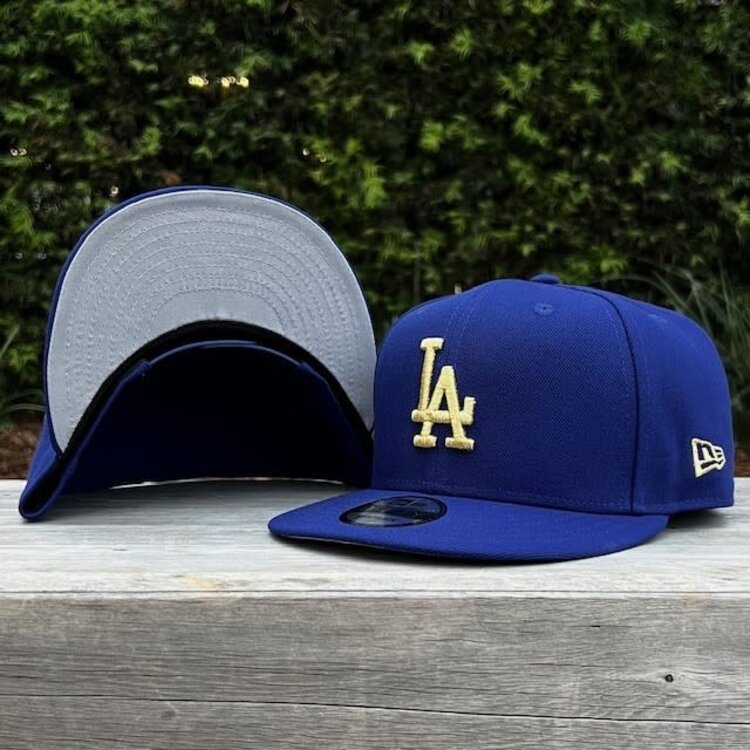 New Era LA Dodgers Royal Metallic Gold 950 Snapback