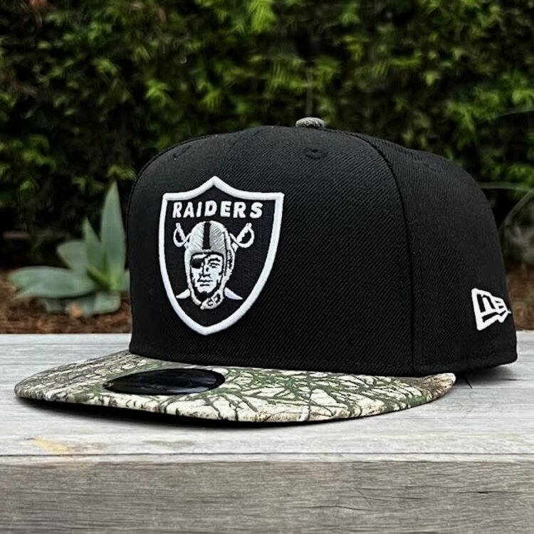 New Era Raiders Black/Real Tree 950 Snapback