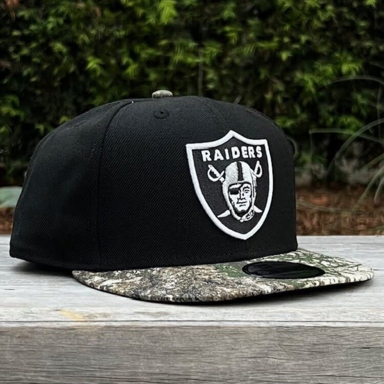 New Era Raiders Black/Real Tree 950 Snapback