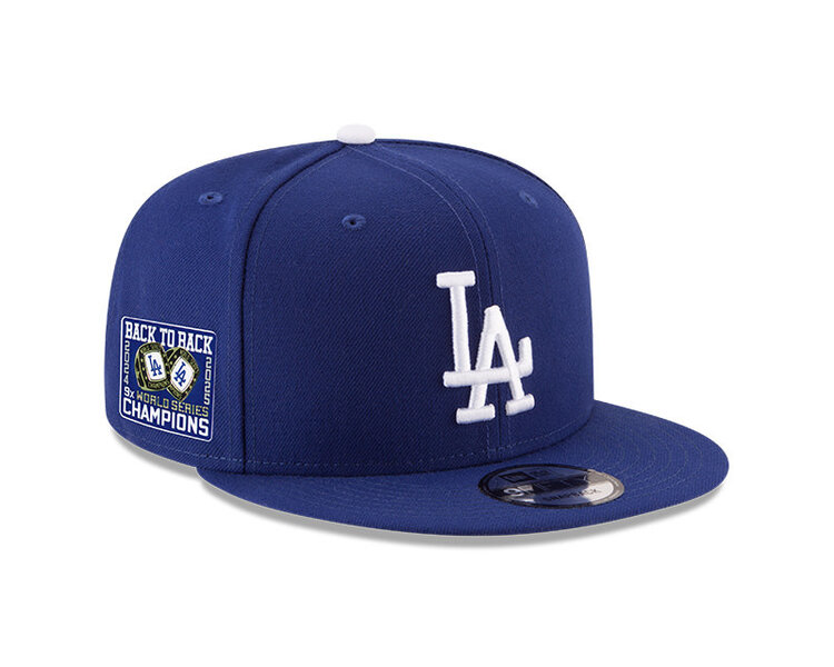 New Era LA Royal Back to Back World Series Champs Rings TPU SP 950 Snapback