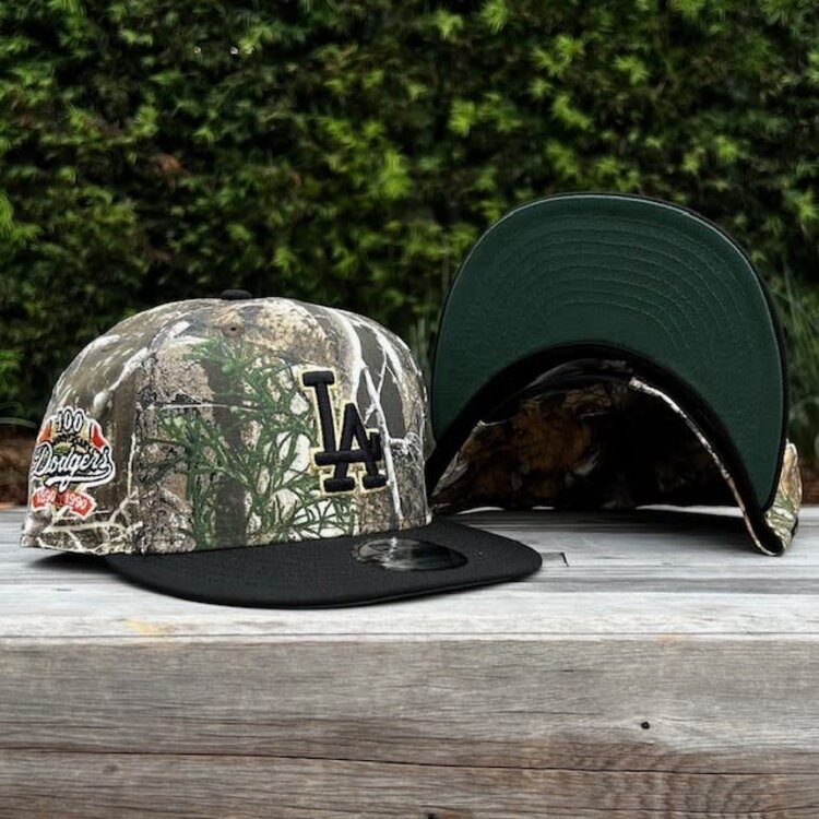 New Era LA Dodgers Real Tree/Black 100th Green UV 950