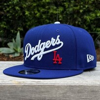 New Era LA Royal Wordmark Red LA Snapback 950