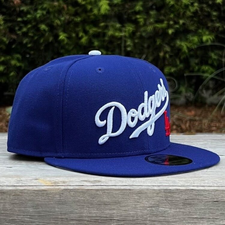 New Era LA Royal Wordmark Red LA Snapback 950