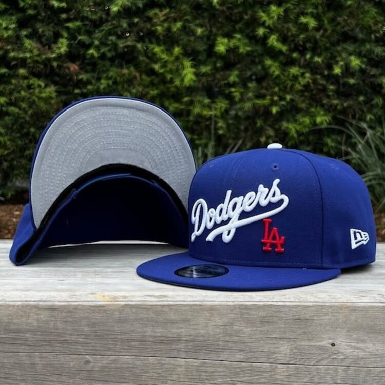 New Era LA Royal Wordmark Red LA Snapback 950