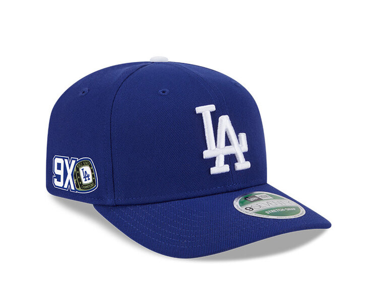 New Era LA Dodgers Royal 2025 World Series Champs 9X Ring TPU SP 970 Stretch Snap