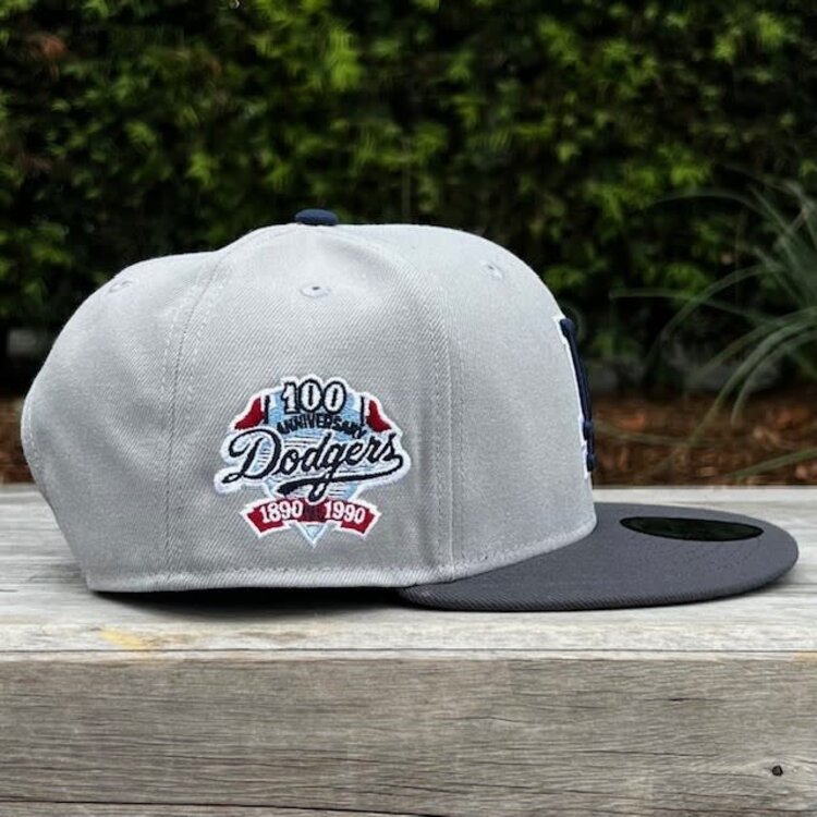 New Era LA Dodgers Light Gray/Graphite 100 Years Navy UV 950