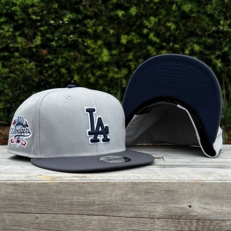 New Era LA Dodgers Light Gray/Graphite 100 Years Navy UV 950
