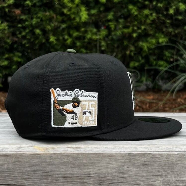 New Era LA Black Army Green OL Jackie Robinson Army Green UV 950