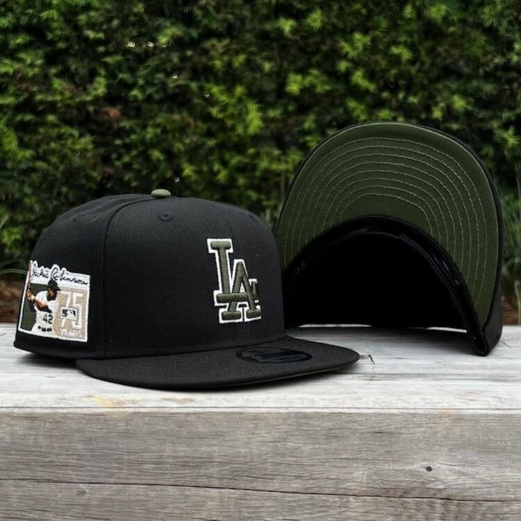 New Era LA Black Army Green OL Jackie Robinson Army Green UV 950