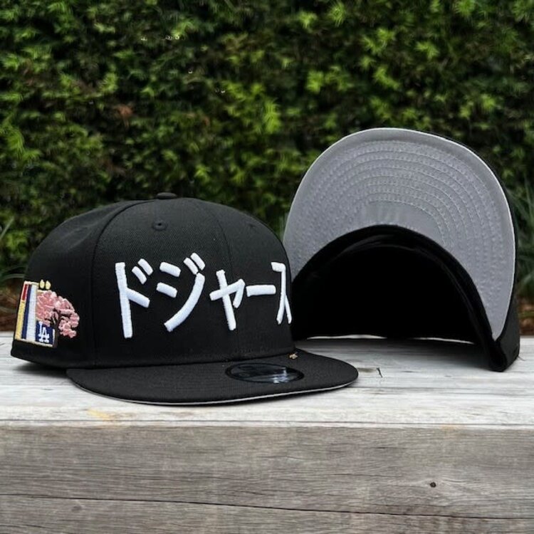 New Era LA Dodgers Black White Kanji Tokyo Series SP 950