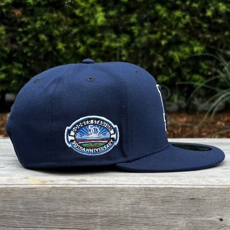 New Era LA Navy White Outline 50th Stadium Indigo UV 950