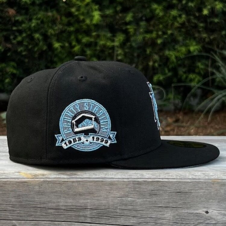 New Era Milwaukee Black Metallic Blue Gray Stadium Sky Blue UV