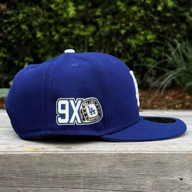 New Era LA Dodgers Royal 2025 World Series Champs 9X Ring TPU SP 950 Snapback