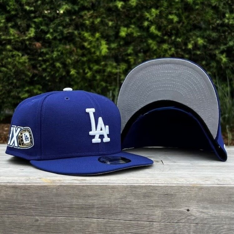 New Era LA Dodgers Royal 2025 World Series Champs 9X Ring TPU SP 950 Snapback