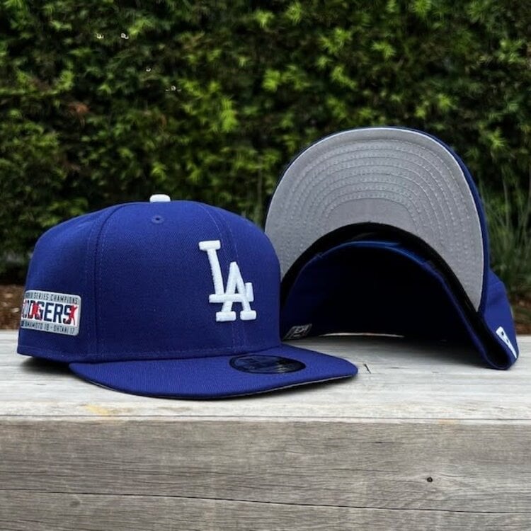 New Era LA Dodgers Royal 2025 World Series Champs Players TPU SP 950 Snapback