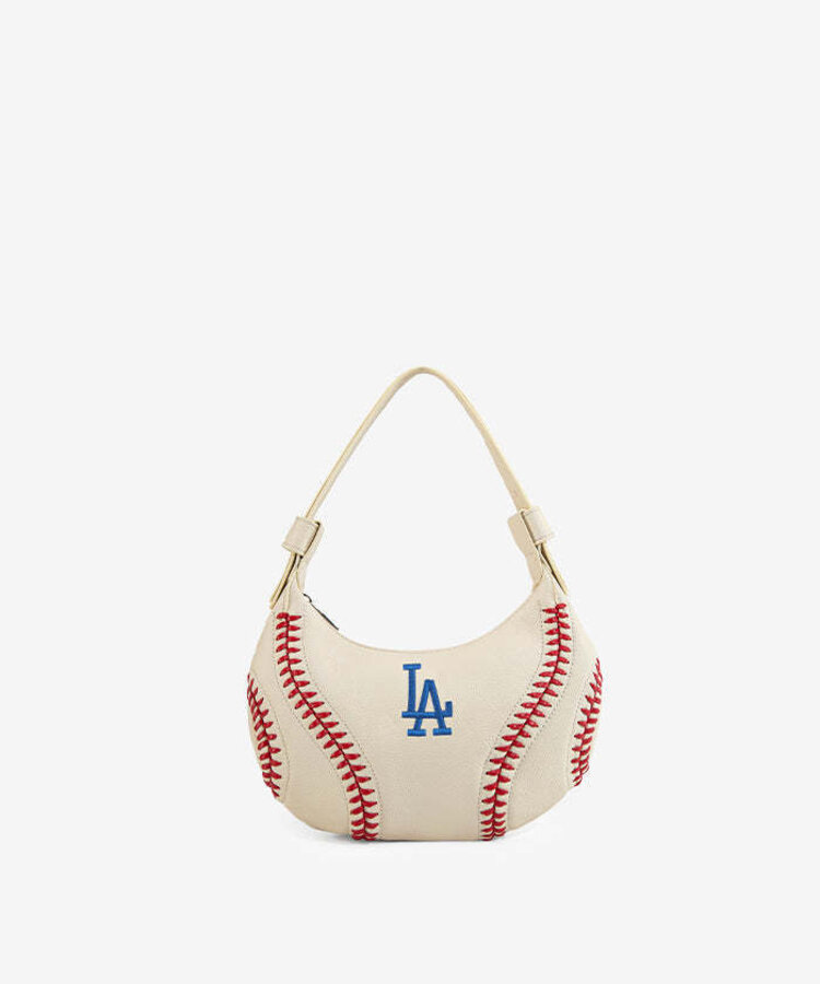 Montana West Hobo Bag - LA Dodgers Off White