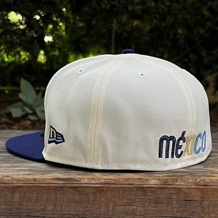 New Era Mexico Ivory/Royal "M" w/Rectangular Flag