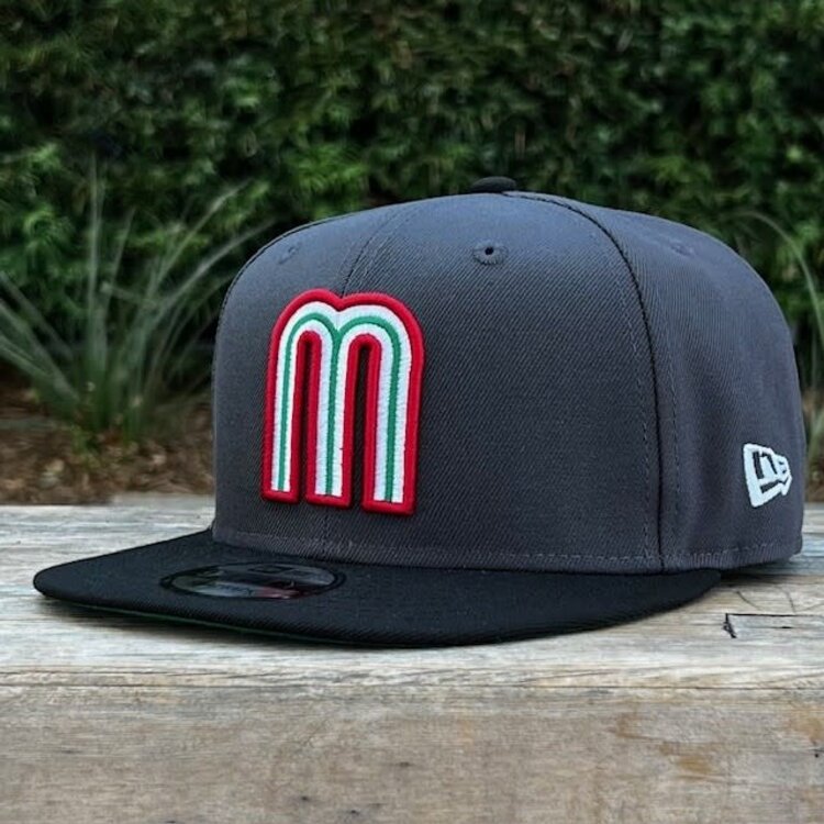 New Era Mexico Graphite /Black "M" 950 Snapback