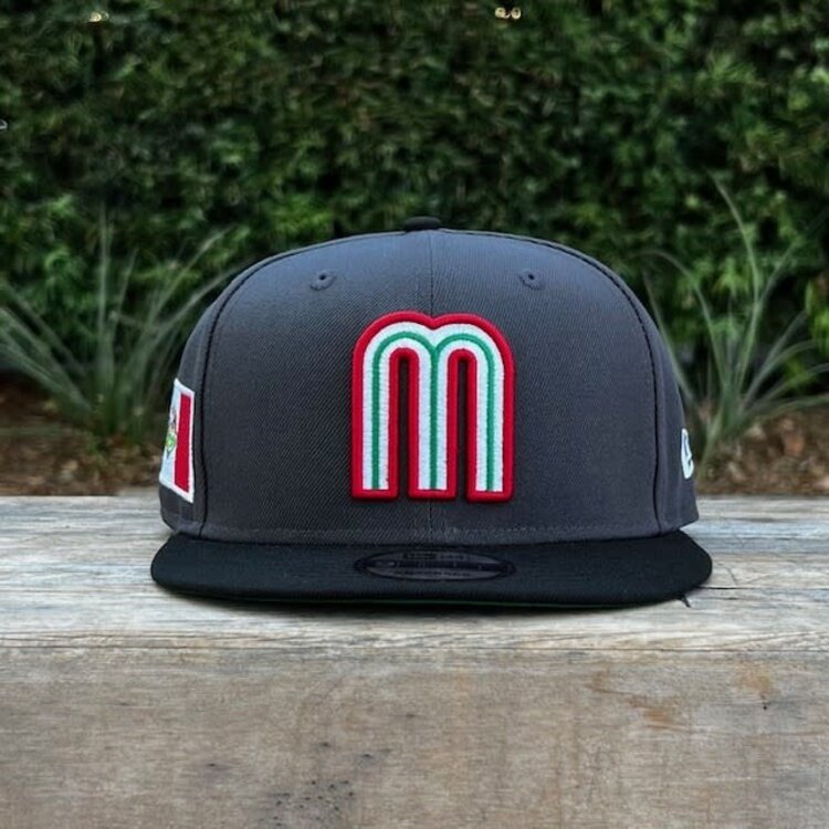 New Era Mexico Graphite /Black "M" 950 Snapback