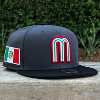 New Era Mexico Graphite /Black "M" 950 Snapback