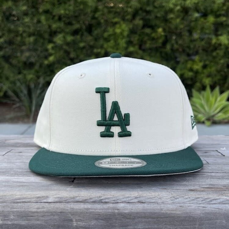 New Era LA Ivory/Dark Green 950 Snapback