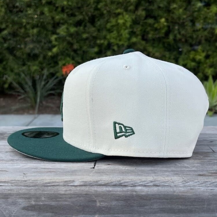 New Era LA Ivory/Dark Green 950 Snapback