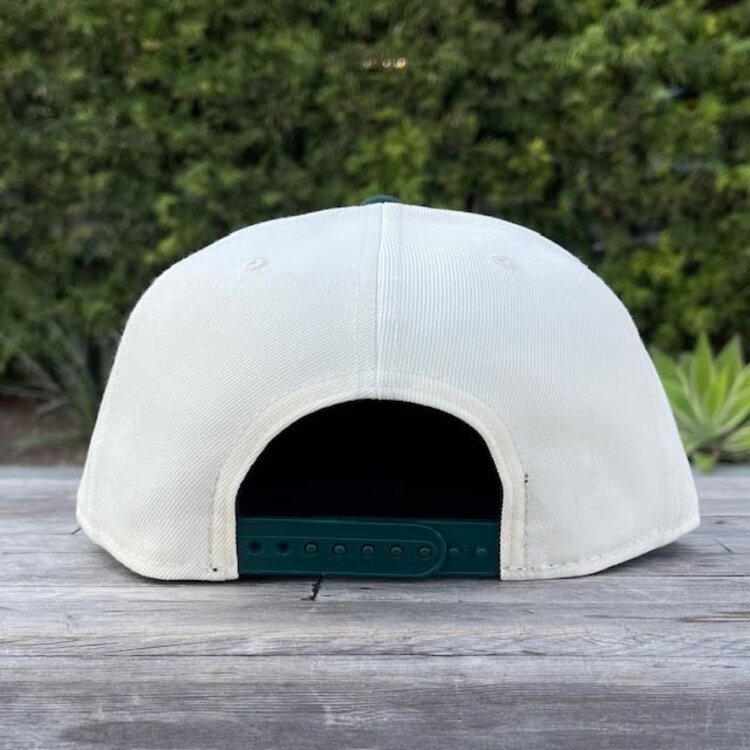 New Era LA Ivory/Dark Green 950 Snapback