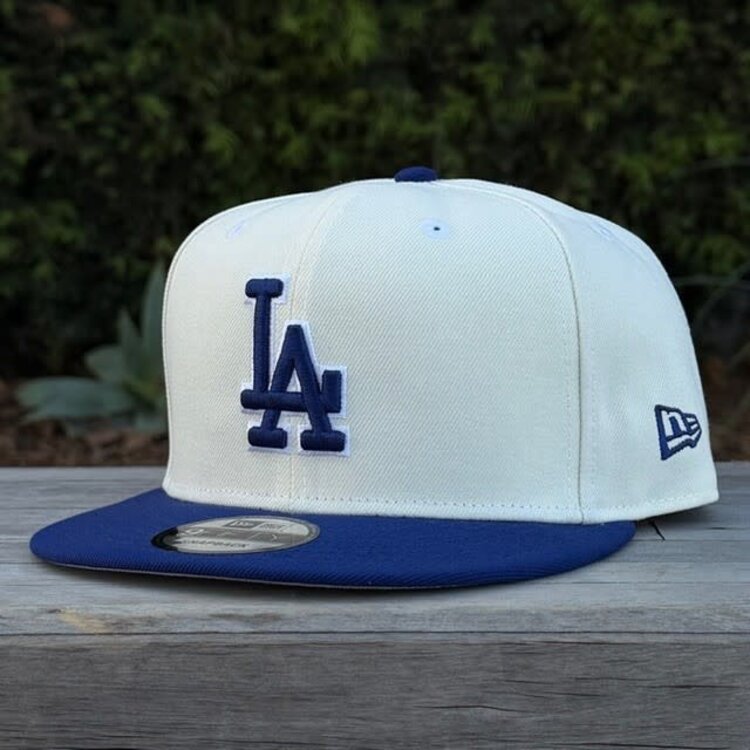 New Era LA Dodgers Ivory/Royal White Outline 950 Snapback