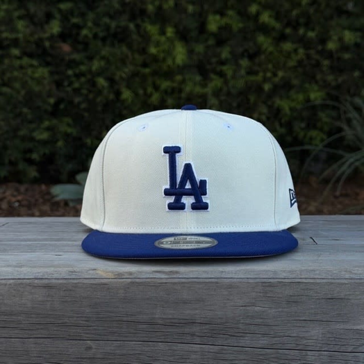 LA Dodgers Ivory/Royal White Outline 950 Snapback - The Locker
