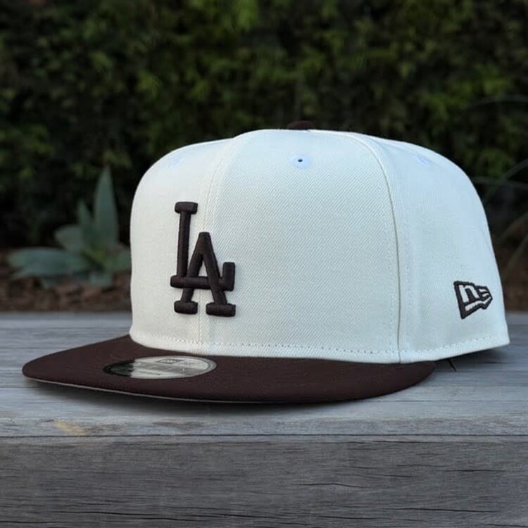 New Era LA Dodgers Ivory/Dark Brown 950 Snapback