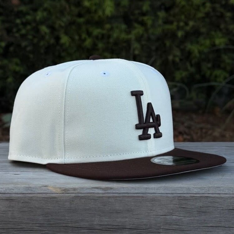 New Era LA Dodgers Ivory/Dark Brown 950 Snapback