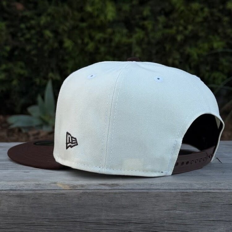 New Era LA Dodgers Ivory/Dark Brown 950 Snapback