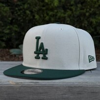 New Era LA Dodgers Stone/Dark Green 950 Snapback