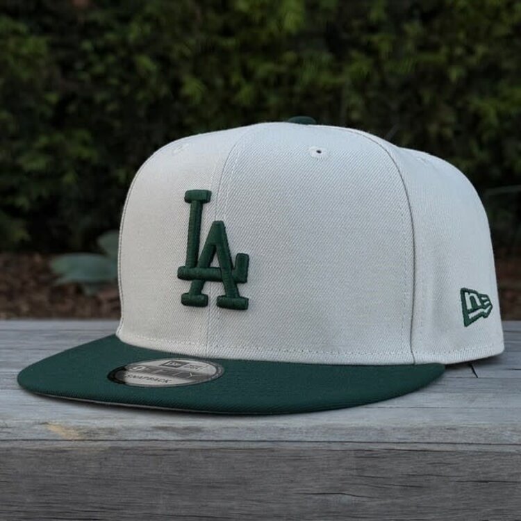New Era LA Dodgers Stone/Dark Green 950 Snapback