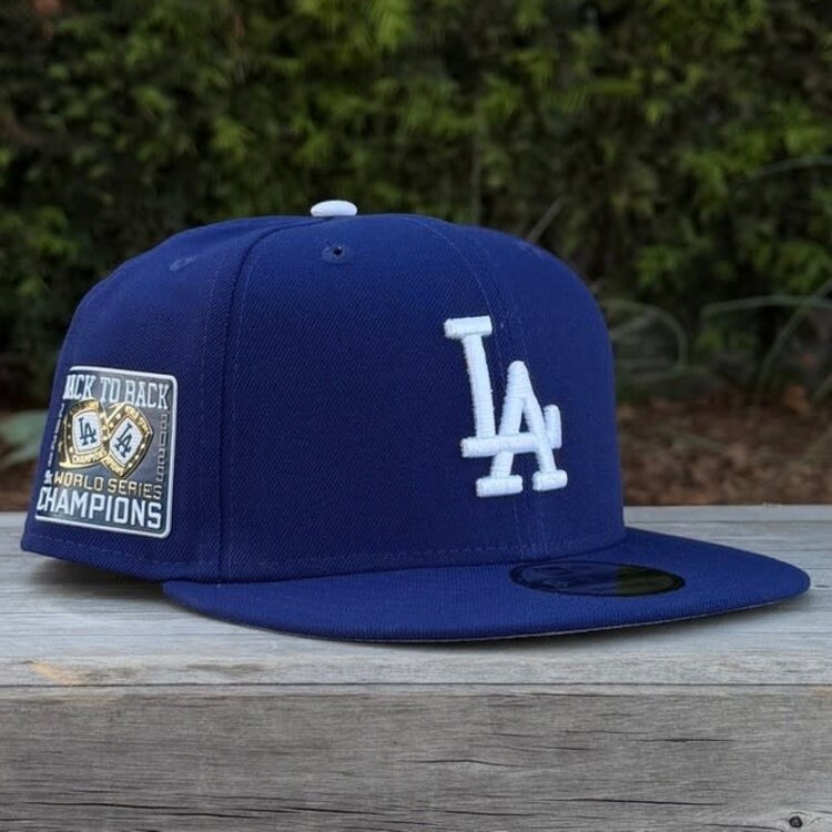 New Era LA Royal Back to Back World Series Champs Rings TPU SP 950 Snapback