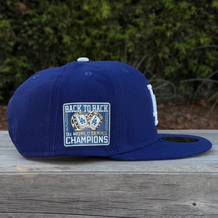 New Era LA Royal Back to Back World Series Champs Rings TPU SP 950 Snapback