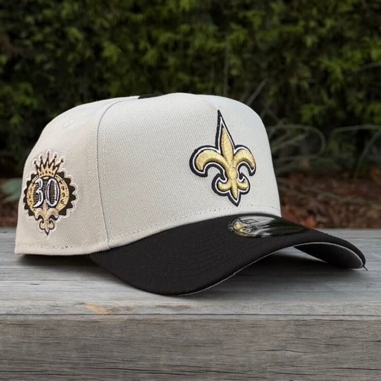 New Era Saints Stone/Black Team 30th Anniversary 940 A-Frame