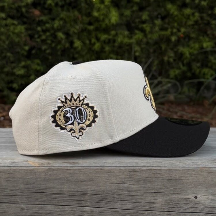 New Era Saints Stone/Black Team 30th Anniversary 940 A-Frame