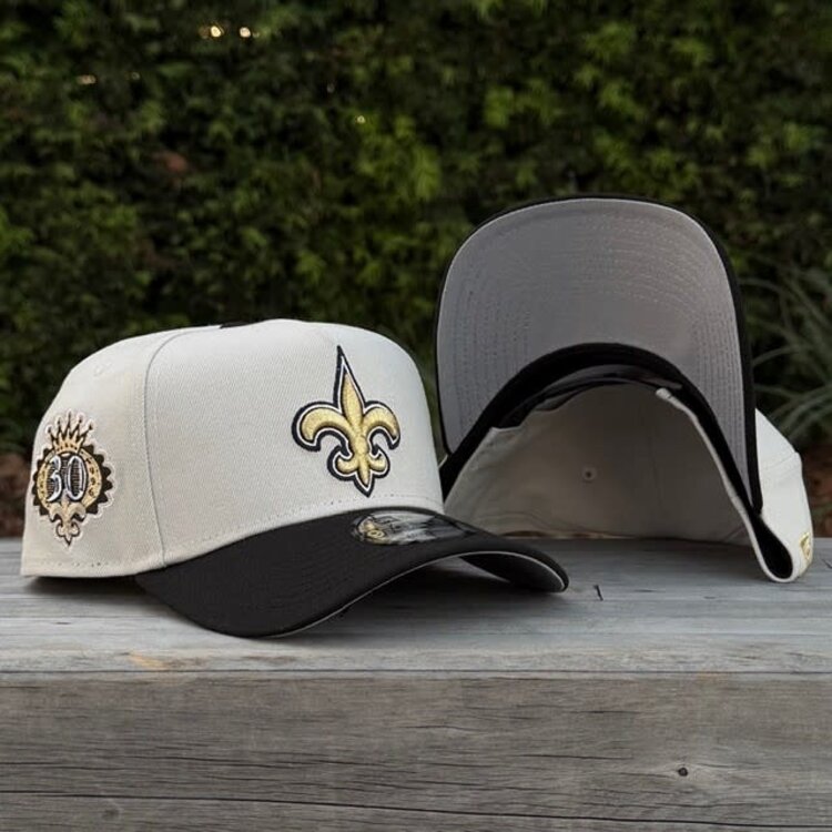 New Era Saints Stone/Black Team 30th Anniversary 940 A-Frame