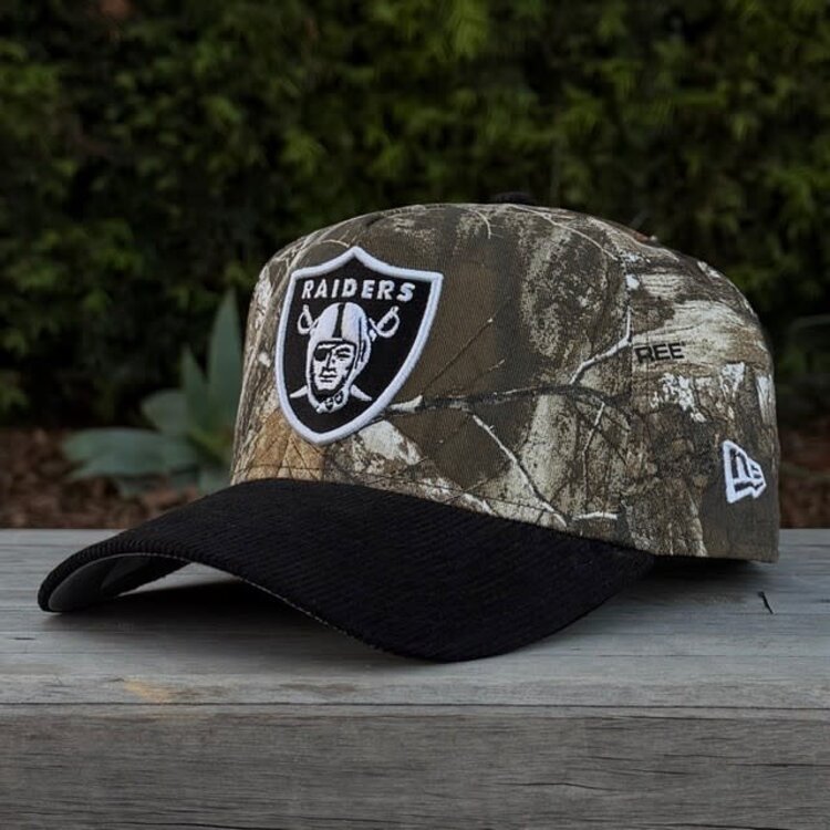 New Era Raiders Real Tree/Black Corduroy SBXI 940 A-Frame