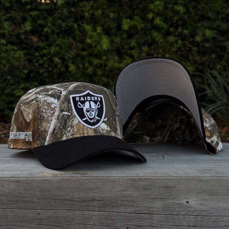 New Era Raiders Real Tree/Black Corduroy SBXI 940 A-Frame