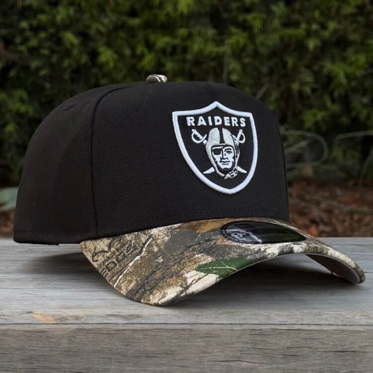 New Era Raiders Black/Real Tree 940 A-Frame