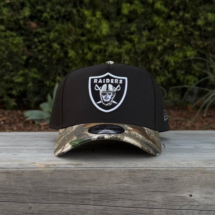 New Era Raiders Black/Real Tree 940 A-Frame