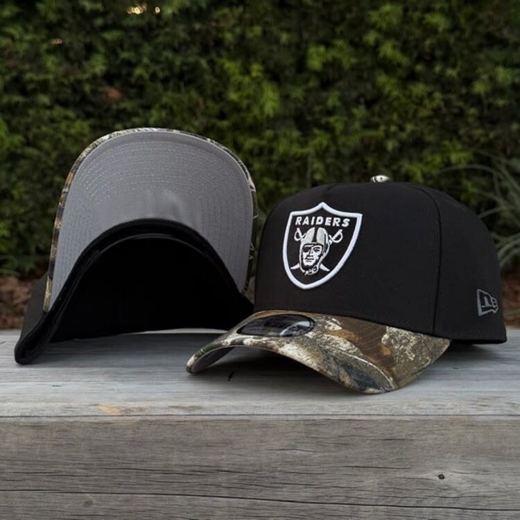 New Era Raiders Black/Real Tree 940 A-Frame