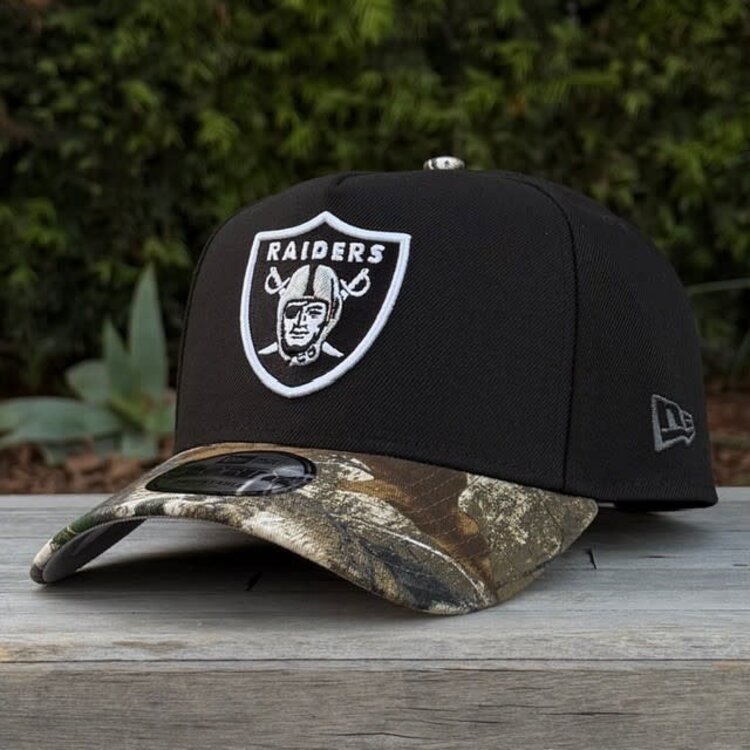 New Era Raiders Black/Real Tree 940 A-Frame