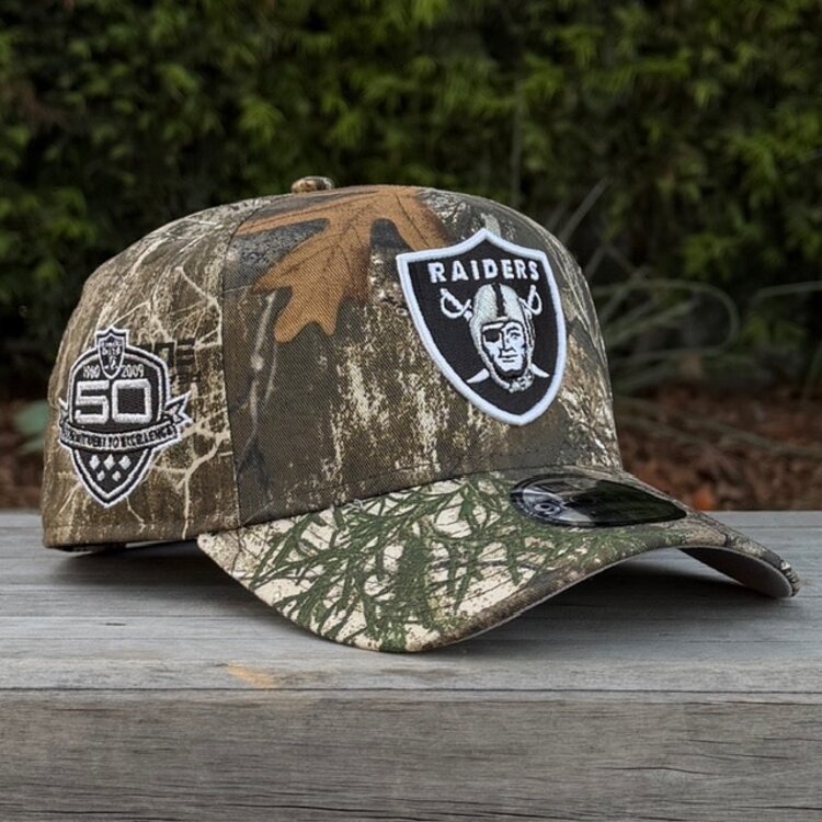 New Era Raiders Real Tree 50 Years 940 A-Frame