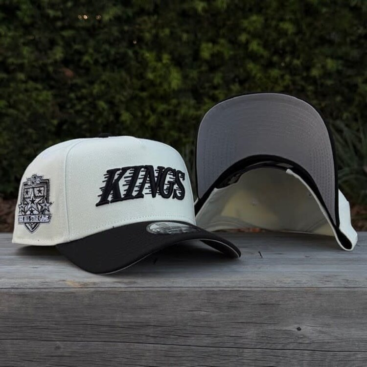 New Era LA Kings Wordmark Ivory/Black 2002 ASG 940 A-Frame