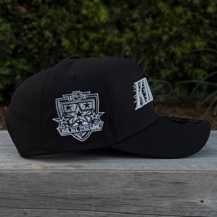 New Era LA Kings Wordmark Black Metallic Silver 2002 ASG 940 A-Frame