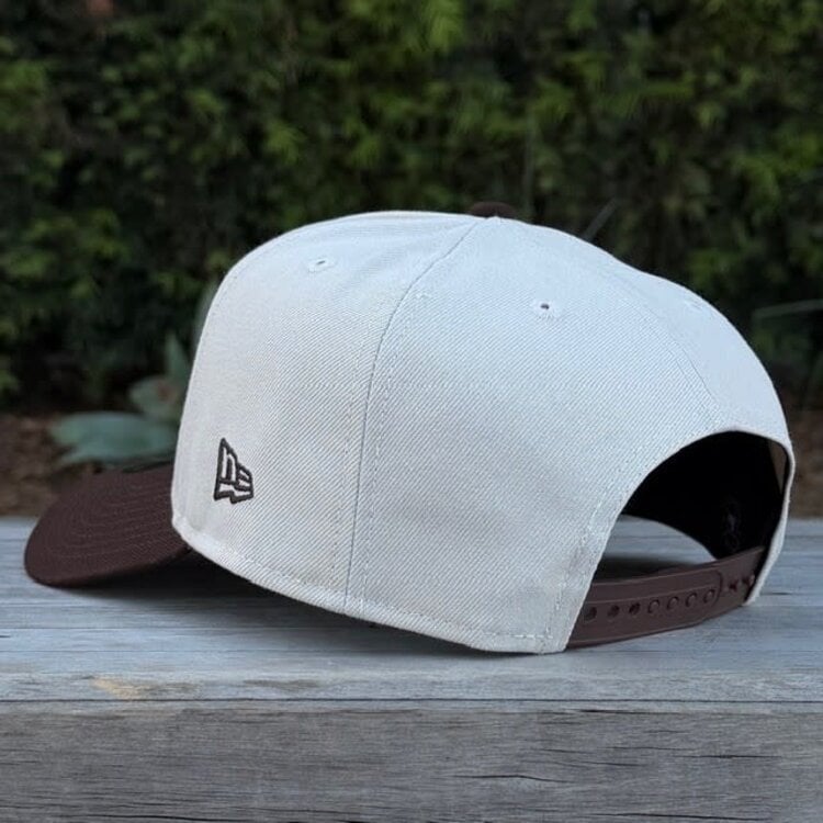 New Era LA Dodgers Stone/Dark Brown 940 A-Frame