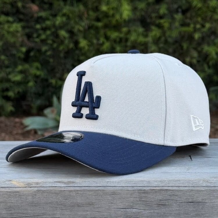 New Era LA Dodgers Stone/Dark Blue 940 A-Frame